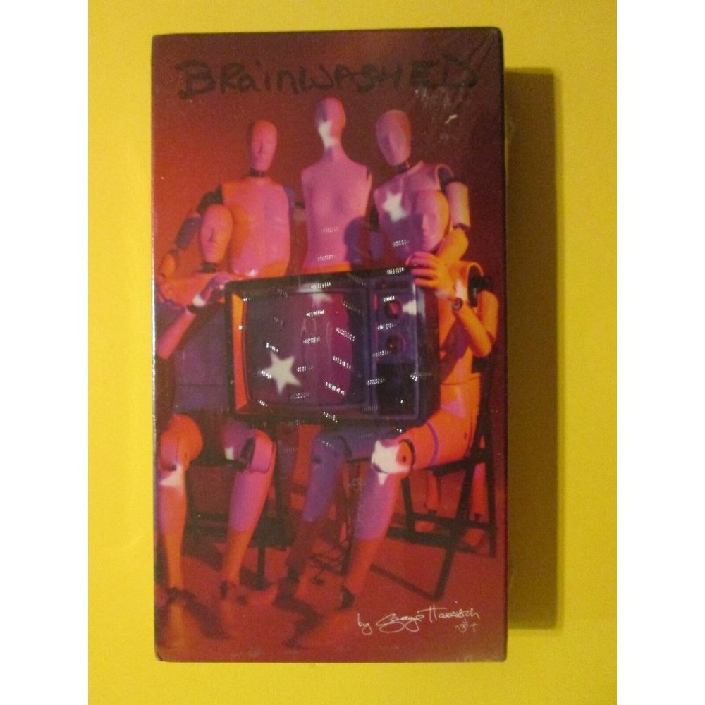 George Harrison Brainwashed Beatles NEW SEALED VHS